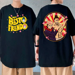 Camiseta Basica Algodao My Besto Friendo Aoi Todo Yuji Jujutsu Kaisen Unissex