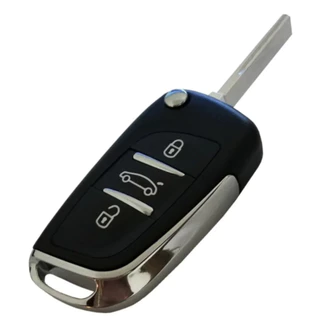 Chave Canivete personalizada modelo Citroen para Alarmes Pósitron com Função Presença 293/360bt sem lâmina