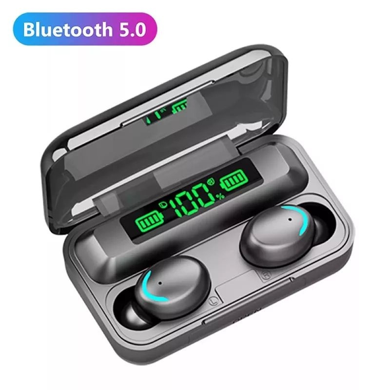 Fone De Ouvido Sem Fio F9-5 Display Led Power Bank Audio Premium