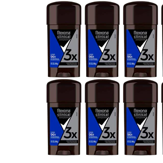 Desodorante antitranspirante Rexona Clinical clean masculino Em Creme 6 unidades Com 58G NOVA EMBALAGEM