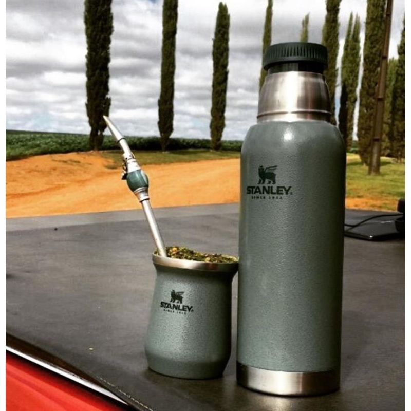 Garrafa térmica com cuia kit chimarrão