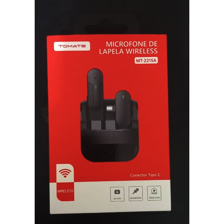 Microfone Sem Fio Lapela Profissional Android Cor Preto | Shopee Brasil