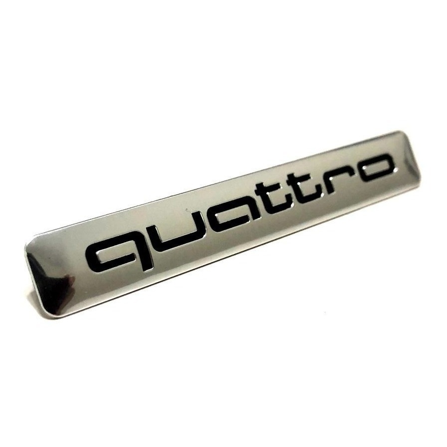 Emblema Audi Quattro Alemanha - A1 A3 A4 A6 R8