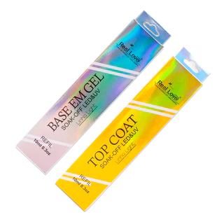 Kit Especial Refil Base em Gel 10ml + Top Coat 10ml