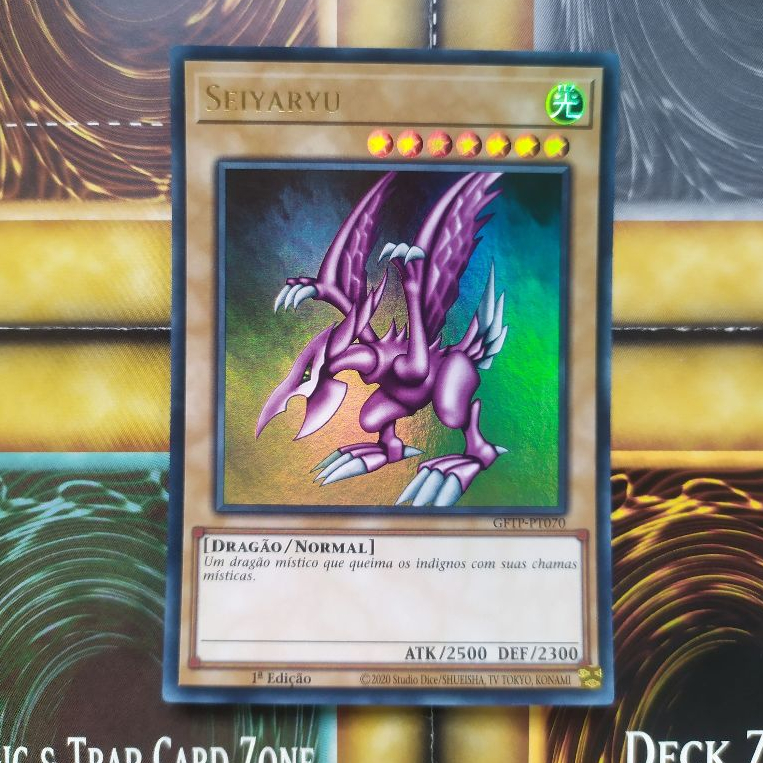 Yugioh - Seiyaryu 1 Edio (Ultra Rara) - GTFP-PT070 | Shopee Brasil