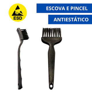 Kit Limpeza PC - Pincel + Escova Esd Anti Estática - Pc Note Placa