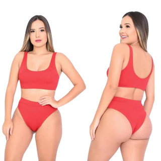 Conjunto Sexy Biquini Feminino Moda Praia Verão Poliamida