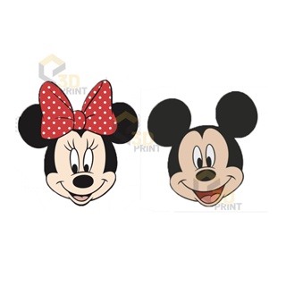 Cortador Mickey e Minnie 10cm