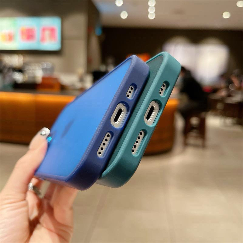 Capa Transparente Fosca Para Soft TPU Silicone Para Samsung A14 A24 A34 A54 A12 A32 A53 A13 A10 A20/A30 A10S M14 M54 Traseira Anti-Impressão Digital