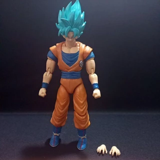 Action Figure do Goku Super Sayajin Blue Dragon Stars