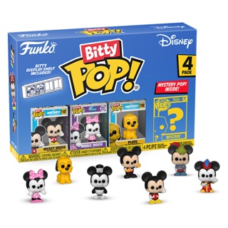 Funko Bitty Pop Disney - Mickey, Minnie, Pluto E Mistery