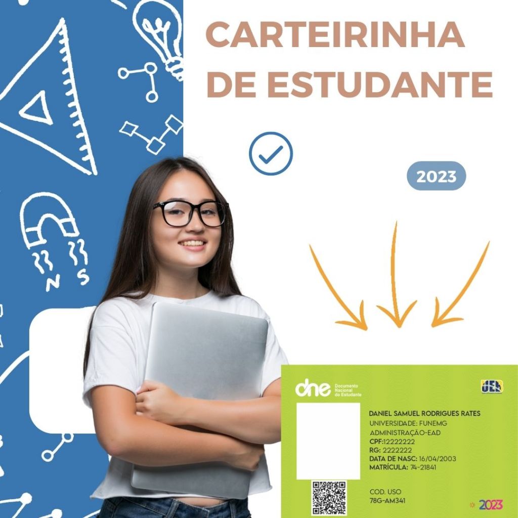 CARTEIRINHA DE ESTUDANTE FÍSICA
