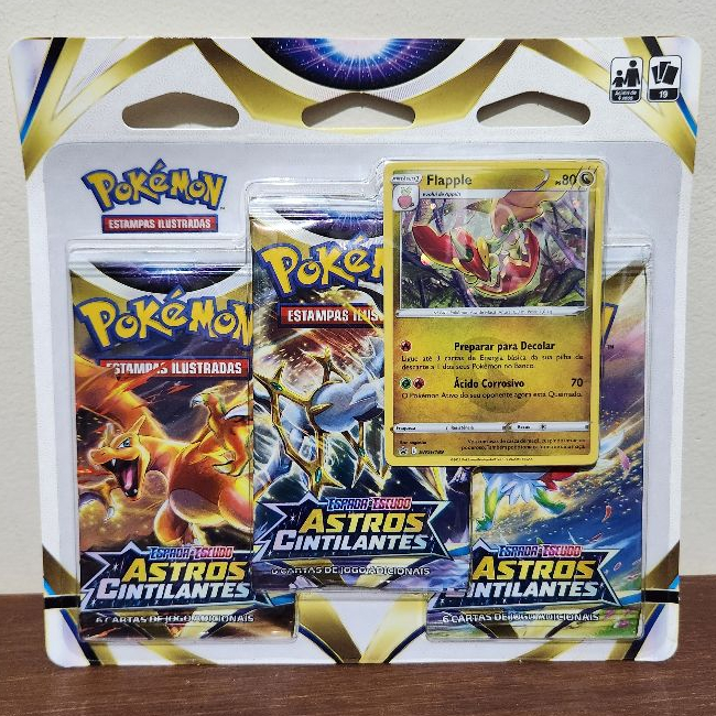 Pokemon Blister Triplo Astros Cintilantes - Flapple