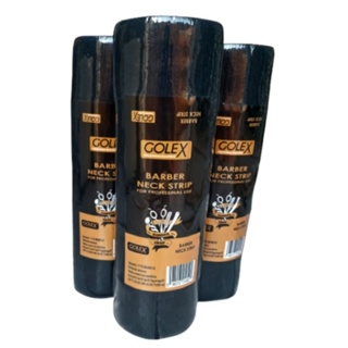 Kit Barbeiro, Gola Higiênica Golex PRETA, Descartável, Profissional 1500 Golas, Barba, Salão.