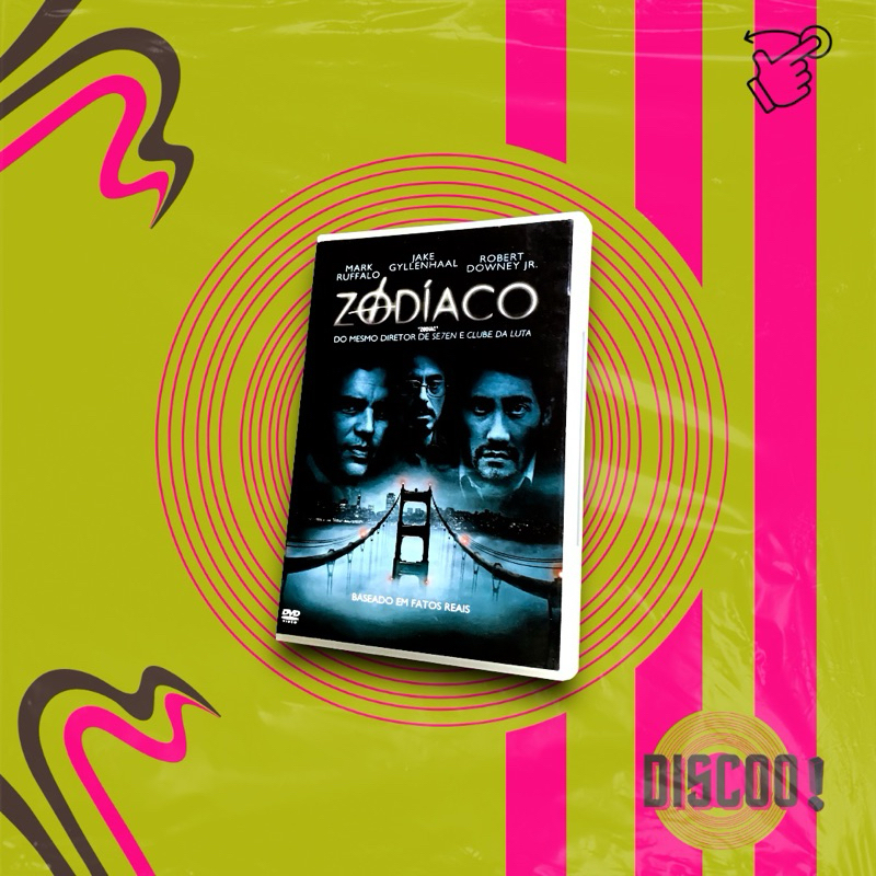 DVD Zod aco Zodiac com Jake Gyllenhaal Mark Ruffalo e Robert Downey Jr