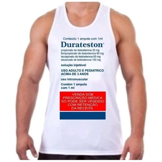Camisa Camiseta Top Blusa Durateston Deca Durabolim Landerlan Hemogenin Tadalafila Ciclo Treino Verão Academia Maromba Fitnnes Bomba Temos G1 G2 G3