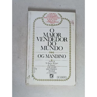 Livro de 1994 O maior vendedor do Mundo OG Mandino ver Descrição