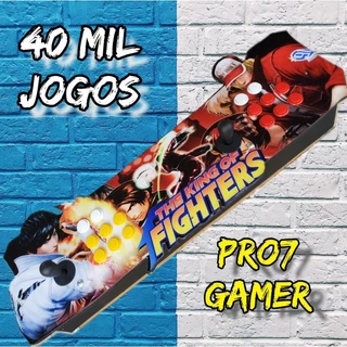 Fliperama Duplo Portátil 40.000 Jogos +Aclilico alto proteção
