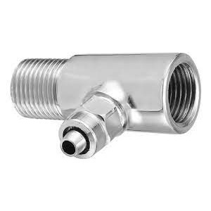 Adaptador para Filtro Europa Bebedouro Purificador De Água - Metal cromado