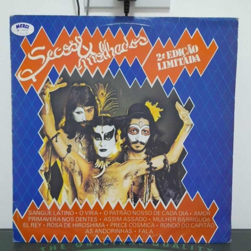 Vinil Lp Secos E Molhados - 2° Edição Limitada | Shopee Brasil