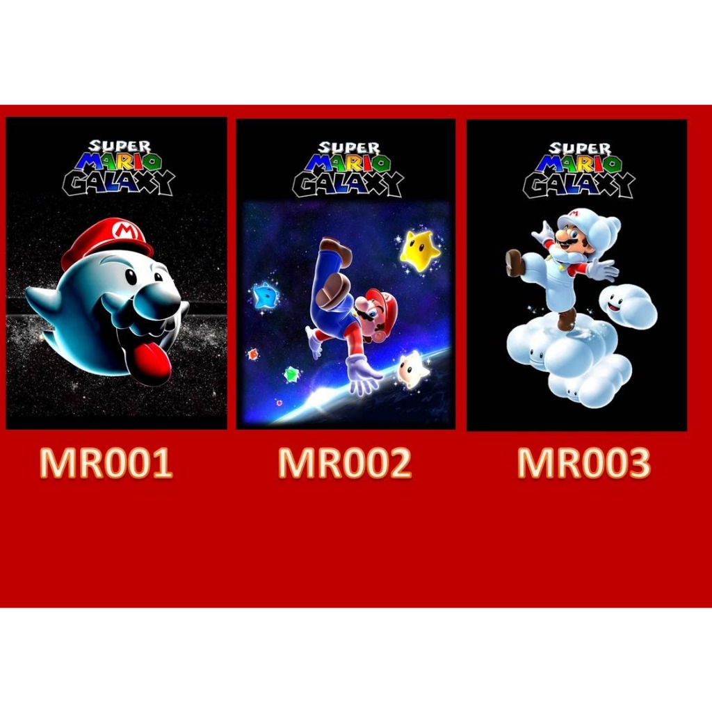 Caderno de 1 Matéria com 96 Folhas Super Mario Galaxy