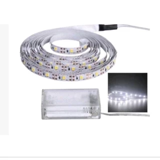 Fita De Led Fio Led De Pilha Auto Colante 2m 120 LEDs Cordão