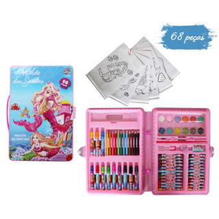 Kit Pintura Barbie Mochila Personalizada Tintas Lembrancinha