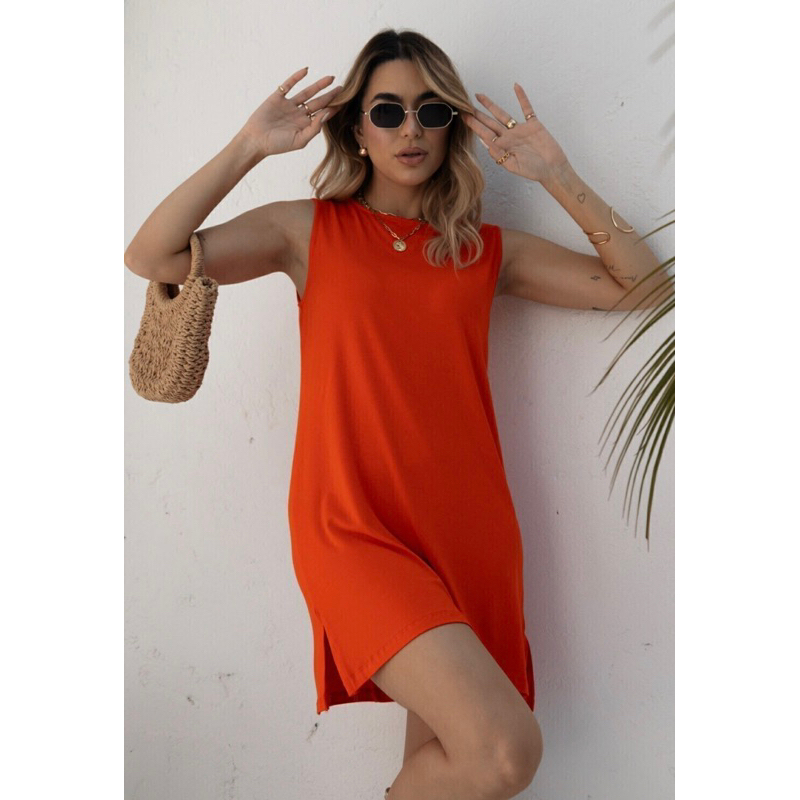 Vestido Curto Feminino Moda Primavera Verão 2023 Tendencia Soltinho Fresco  Elegante Estiloso Moda Praia Festa Noite Dia Babado Blogueira