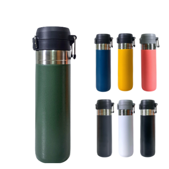 Garrafa Térmica Agua Bike Academia Quick Flip 800ml