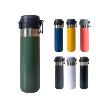 Garrafa Térmica Agua Bike Academia Quick Flip 800ml