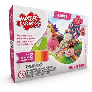 Loja de doces com massa estrela