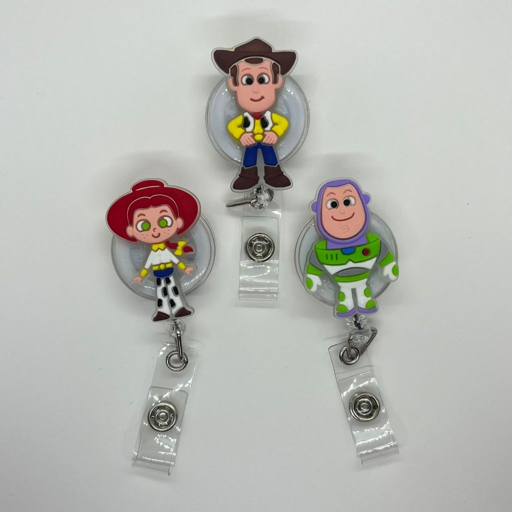 Porta Crachá Retrátil Personalizado - Disney - Toy Story - 1 Unidade