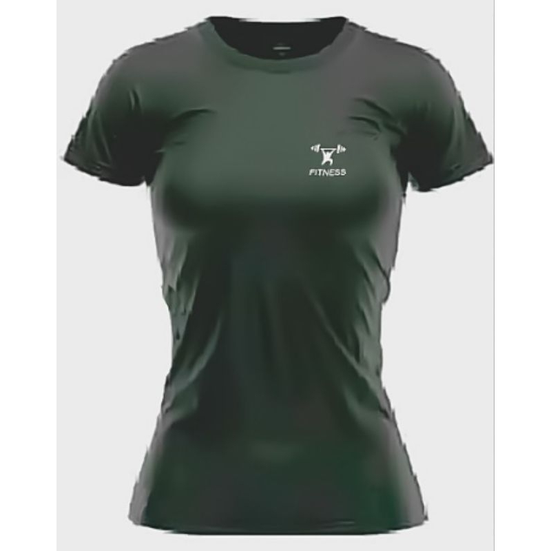 CAMISA FEMININA DRY FIT (baby look) SUPER MACIA