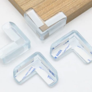 Kit 12 Protetor Quina De Mesa Em Silicone Com Adesivo Para Móveis Quarto Cozinha Promoção em Oferta na Shopee