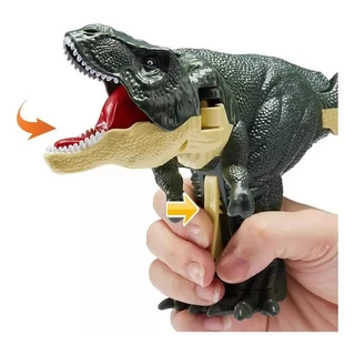 Dinossauro Tyrannosaurus Rex Simulação Com Som E Luz efeito sonoro