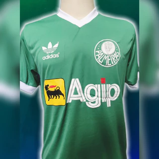 Camisa Palmeiras retrô antiga anos 80