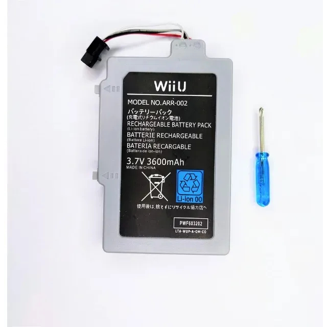 Bateria Nintendo Wii u Gamepad Alta Capacidade 3600mAh Longa Duração Wiiu