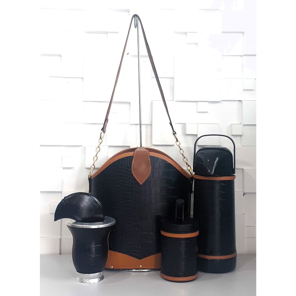 kit chimarrão bello mate modelo 2, alças corrente | Shopee Brasil