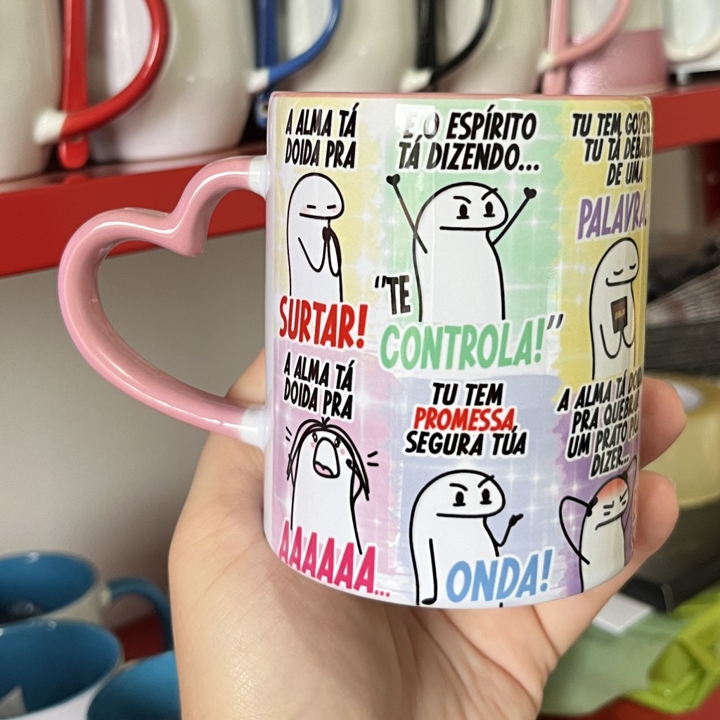 Caneca Xícara Personalizada Divertida Flork 