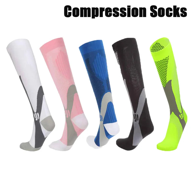 Meias de Compressão de Corrida, Meias de nylon, Especialização para ...