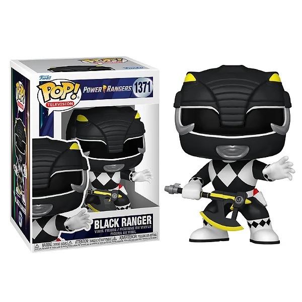 Funko Pop Power Rangers Ranger Preto Black Ranger 1371