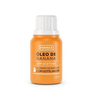 Óleo de banana farmax diluente de esmalte 28ml