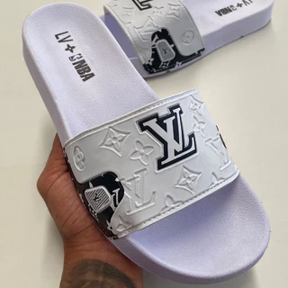 Chinelo Slide Masculino E Feminino Louise vuitton Confortável Macio Unissex Pronta Entrega - enviamos em até 24h