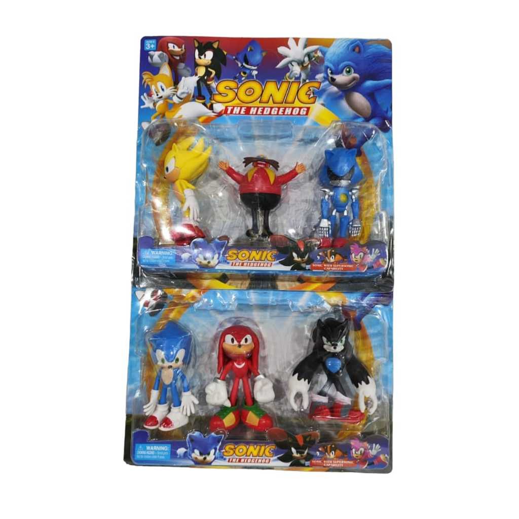 Kit 4 Bonecos Sonic Amigos Brinquedo Filme Coleção em Promoção na Americanas