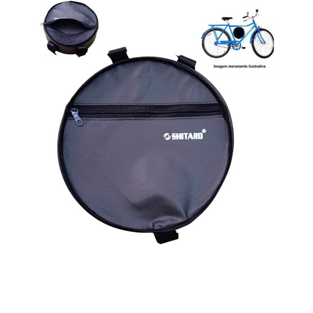 Bolsa De Quadro Bike Redonda Barra Forte E Barra Circular