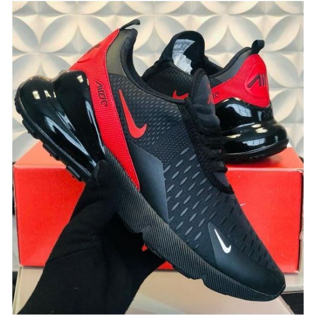 Air max 270 2025 preto e vermelho