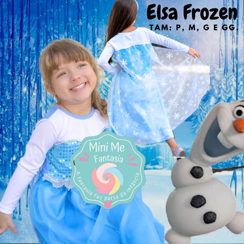 Roupa de orders elsa frozen