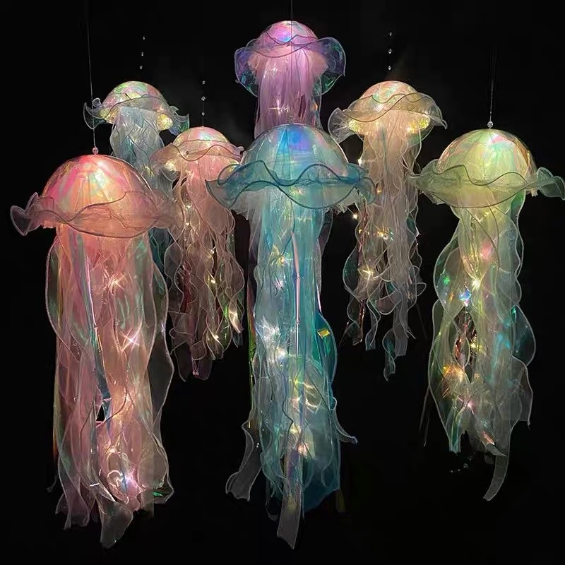 Lâmpada Agua-Viva / Medusas LED Decoração Casa, Festa, Ambiente - ENVIO DE COR SORTIDO
