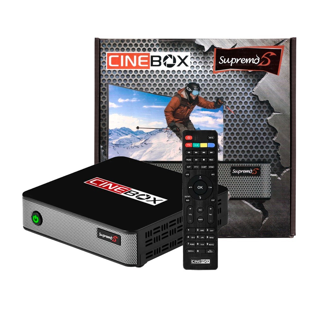 Receptor Cine~box Supremo S2 HD | Shopee Brasil