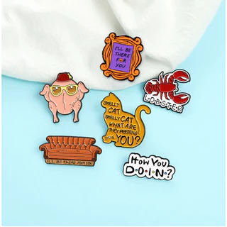 Pin/Broche/Bottom Coleção Friends serie Anos 90